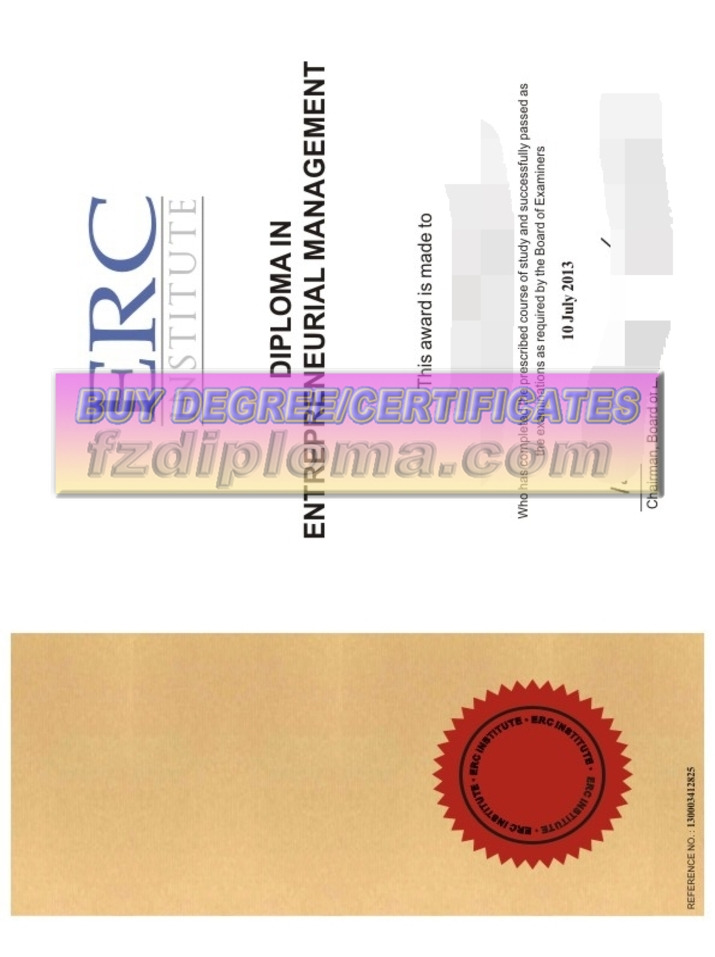 How to Create a Fake ERC Institute Degree: Step-by-Step Guide