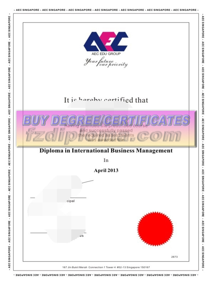 Unleash Your Potential with a Replica AEC College Diploma