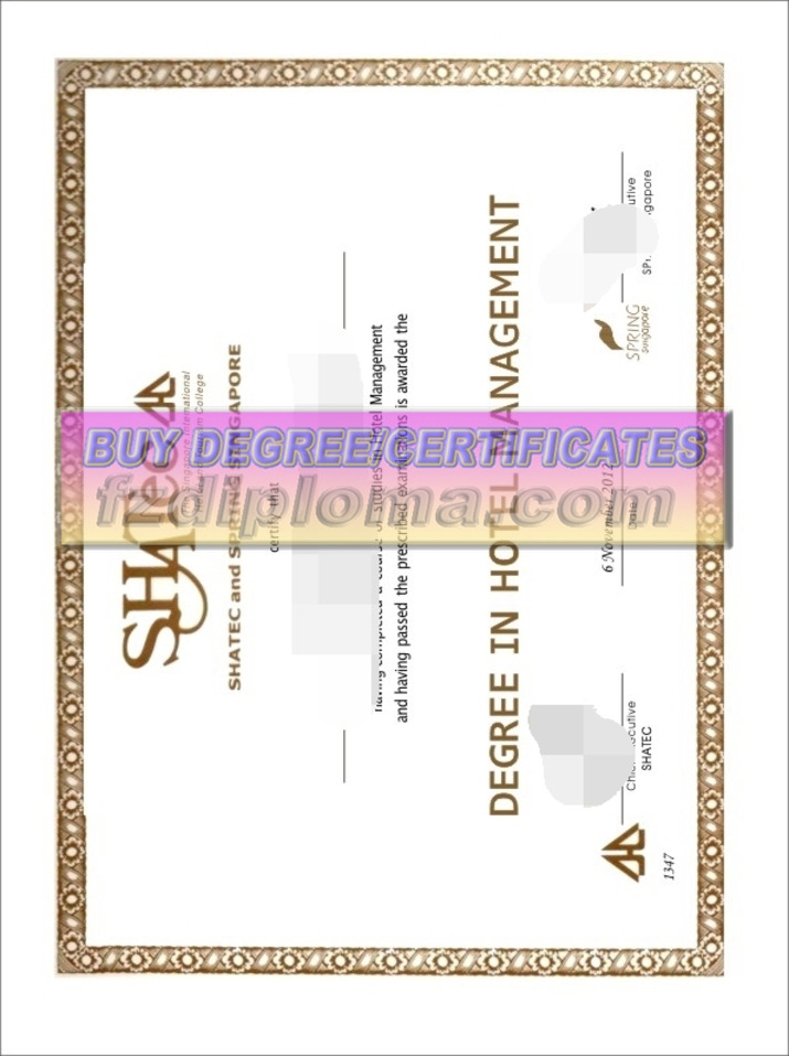 The Steps to Buy a Fake SHATEC Degree: A Comprehensive Guide