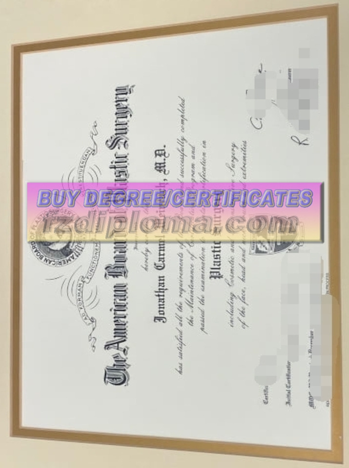 Buy Fake Certification in Plastic Surgery by the American Board of Breast Surgery: What You Need to Know