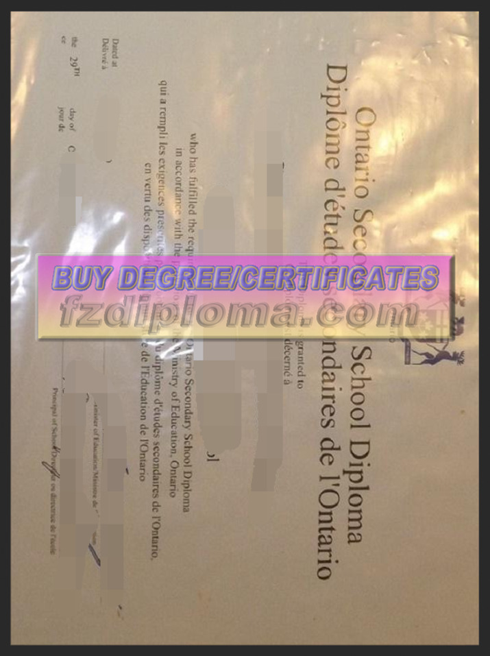 Buy Online: Ontario Secondary School Certificate Made Easy