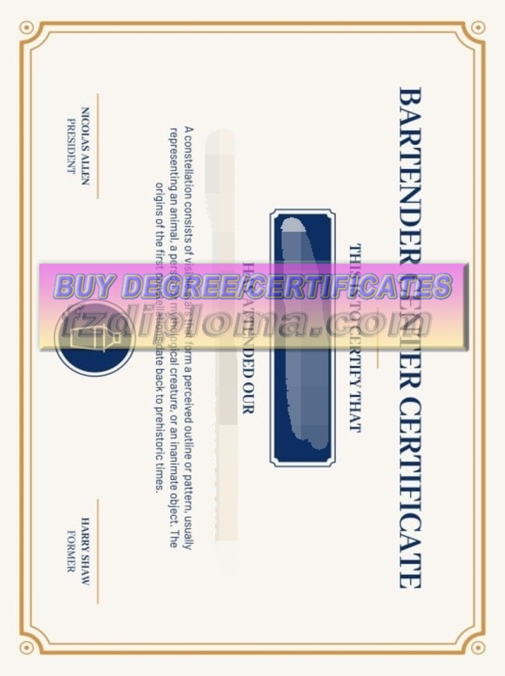 How to Copy Bartender Center Certificate: A Step-by-Step Guide