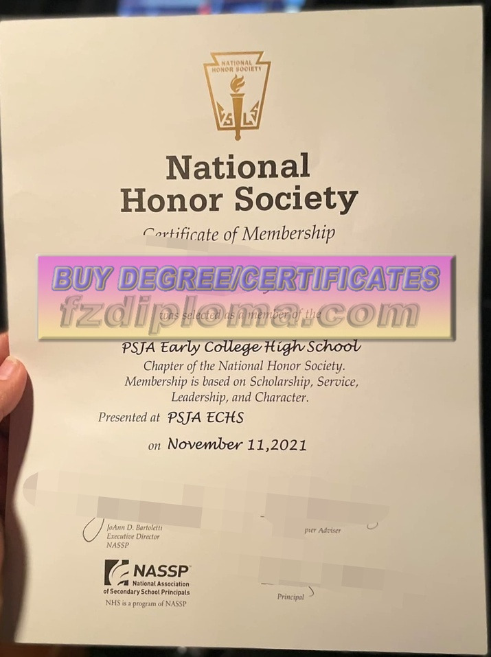 How to Buy a Fake National Honor Society (NHS) Certificate: A Step-by-Step Guide