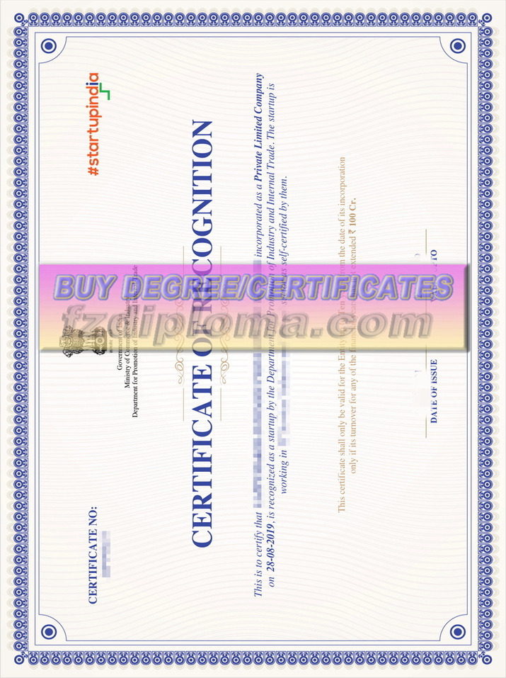 How to Buy a Phony Indian Startup Small Company Recognition Certificate