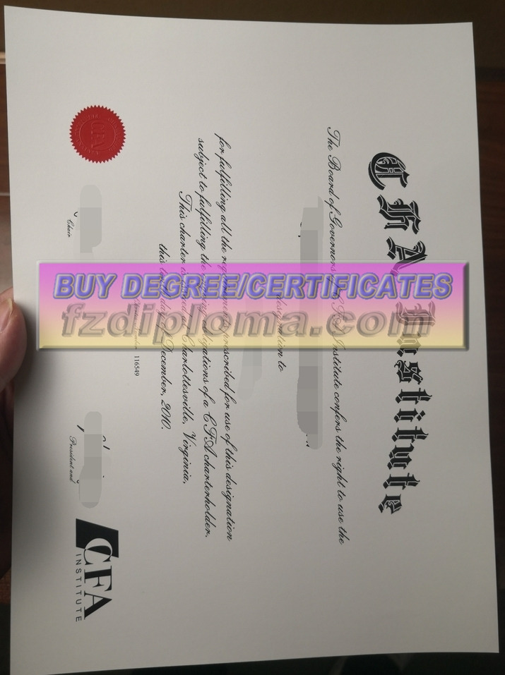 How to Make a Fake CFA Institute Certificate: A Step-by-Step Guide